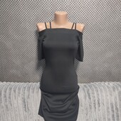 Симпатичное трикотажное платье по фигуре, р.XS