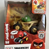 Интерактивная машинка с гонщиком Maisto Angry Birds Сквокеры со звуковыми эффектами