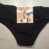 Есмара! Трикотажні жіночі труси з мереживом 36/38 євро, в лоті 5 шт! Лот 8