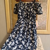 Низькі ціни! Шифонова сукня 134-140см, на підкладці