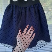 Чудова нарядна спідничка з фатіном на 8-10 років. Стан нової