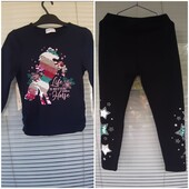 Нарядний наборчик з паєтками на 7-8 років. Стан нового.