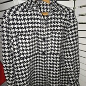 Primark uk8 сорочка "гусяча лапка"