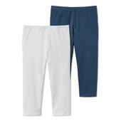 ♕ Дитячі легінси довжиною 3/4, від tchibo, розмір 110-116,білий