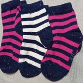 Лот 3 пари. Шкарпетки з біо-бавовни Tchibo(Німеччина) розмір 23-26