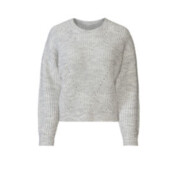 Жіночий в'язаний светр esmara® (M (40/42), світло-сірий)