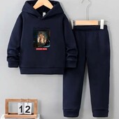 Утеплений зимовий костюм на флісі на 7-8 років