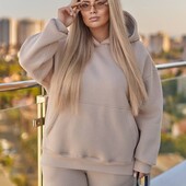 Теплий жіночий костюм тринитка на флісі. Не кашлатиться!!!