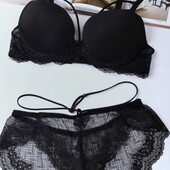 Тм Weiyesi!!!! Комплект білизни в чорному кольорі 75в