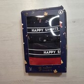 Happy shorts! Трикотажні новорічні чоловічі труси, чоловічі боксери, в лоті Л розмір! Лот 22