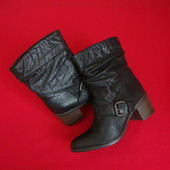 Сапоги ботинки Clarks натур кожа 38 размер