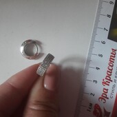 Серьги 925 пробы , лот 1 шт с камнями
