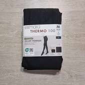 Есмара! Жіночі термоколготки, теплі жіночі колготки! 100 ден, чорні! 36/38 євро! Лот 5