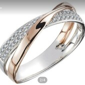 Стильна каблучка , Anillos, розмір-18