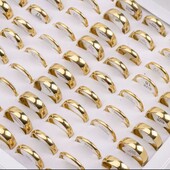 Каблучка 'Stainless Steel' нержавіюча сталь, обручка р. 19(6)