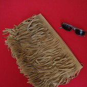 Сумка клатч натуральный замш Asos