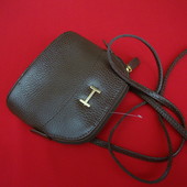 Сумка Tiny H натур кожа