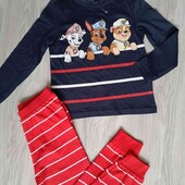 Nickelodeon + Primark брендовый хлопковый пижамный комплект на мальчика рост 116 см