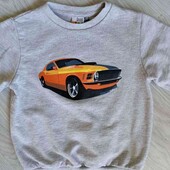 Seven Lemon стильный реглан/ свитшот двунитка на рост 122/128 см