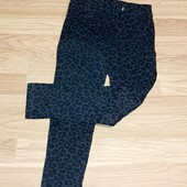 H&M Утеплённые трикотажные лосины для девочки 7-8 лет рост 128 -130
