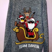 Mужской Новогодний свитер в отличном состоянии