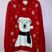 Cedar Wood State Новорічний чоловічий світер у відмінному стані