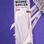 Стельки с подогревом LIDL 36-40 см белый. Германия