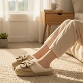 Хіт зими тапулі з екозамші на хутрі