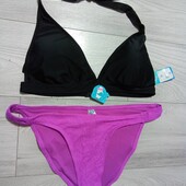 Новый брендовый комбинированный купальник р.14-16.