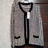 Новый брендовый красивый коттоновый кардиган р.18-20.