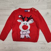 #4759. Светр новорічний олень 86/92
