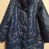 Куртка пальто р. 52 елегантне з камінцями.