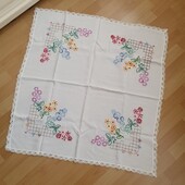 Скатертина з вишивкою ❤️від 2-х лотів подарунок