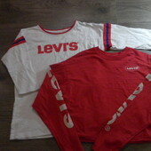 Комплект х\б регланов Levis на девочку-подростка состояние очень хорошее