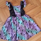 Карнавальна сукня 6-8 р.( королева ніч, чаклунка)