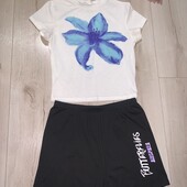 В ідеалі.Клмплект на зріст 140-146см.