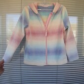 Чудова пухнаста кофтинка з блиском на 6-8 років