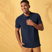 Чоловіча бавовняна футболка поло хл 56/58