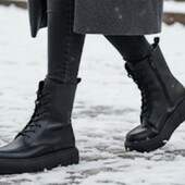 Останні розміри!​ Зимові Черевики: Натуральна шкіра