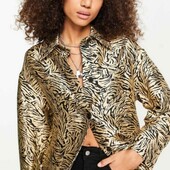 сорочка оверсайз в анімалістичний прінт р.14