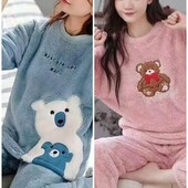 ♥️Чудові теплі якісні піжами , велсофт, р 152.,якість супер!