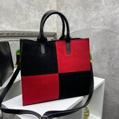 Жіноча сумка замша формат А4 шопер