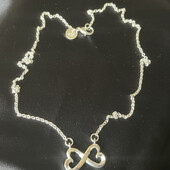 Нежное колье, стерлинговое серебро