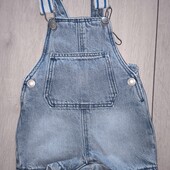 Джинсовий комбінезон Primark, 0-3М / 62см