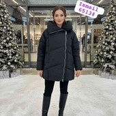 Куртка зима в лоті чорна