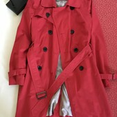 Дуже багато лотів, обирайте, економте на доставці Тренч червоний М-L