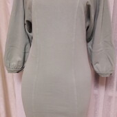 Трикотажне плаття з цікавими рукавами