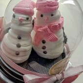 Милі зефірні сніговички