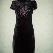 Новое платье велюр хорошего качества