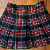 Фірмова тепла Спідничка-шотландка Next